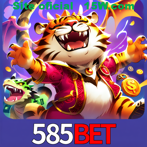 Imagem promocional da 585Bet mostrando a plataforma e suas vantagens